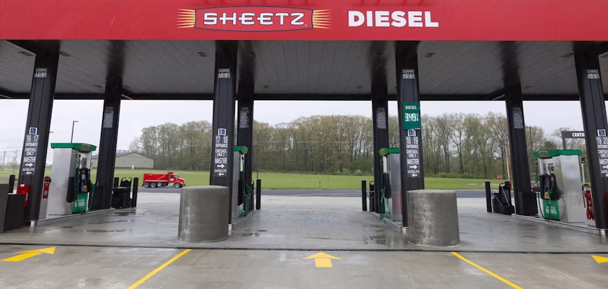 Sheetz has free truck parking at new stores in North Carolina, Virginia